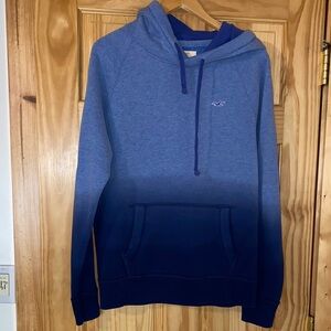 Hollister Blue Ombre Hoodie for Men